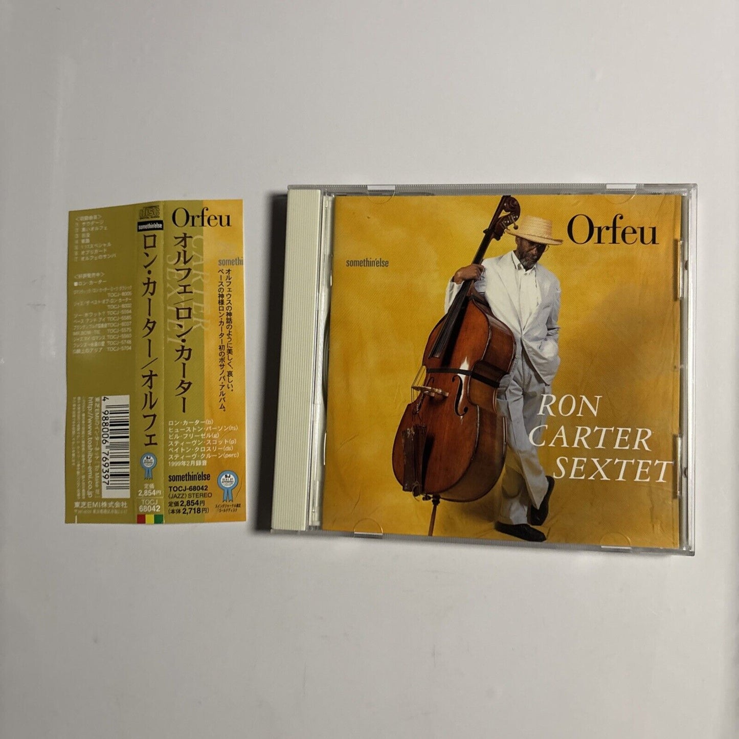 Ron Carter Sextet – Orfeu (CD, 1999) tocj-68042 Japan obi