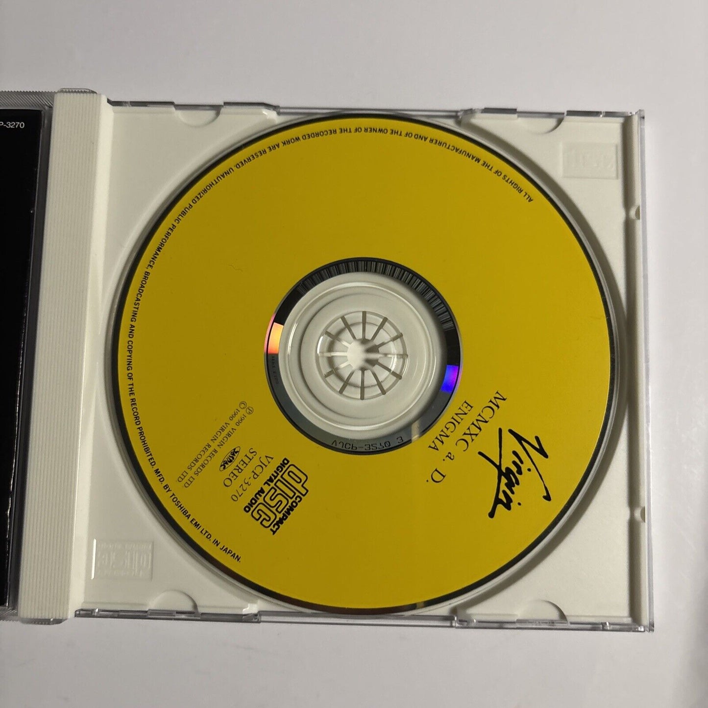 Enigma – MCMXC a.D. (CD, 1996) vjcp-3270 Japan obi