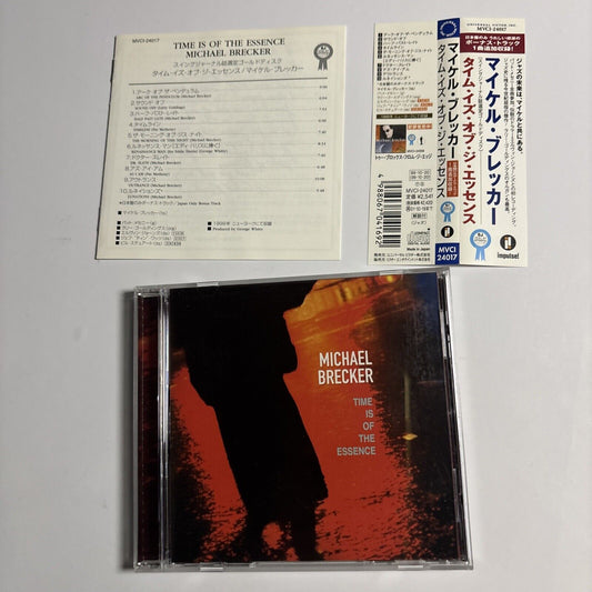 Michael Brecker – Time Is Of The Essence (CD, 1999) Japan Bonus Track obi