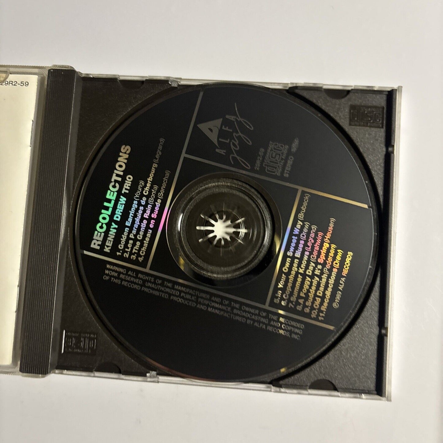 Kenny Drew Trio – Recollections (CD, 1989) 29r2-59 Japan