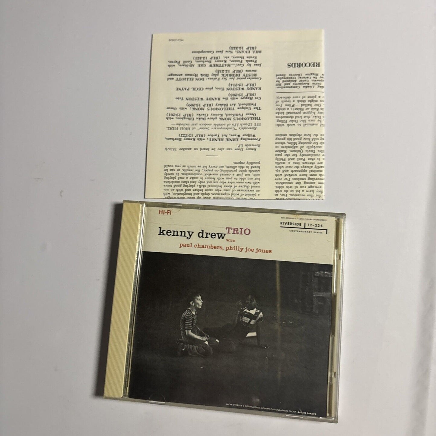 Kenny Drew Trio With Paul Chambers, Philly Joe Jones (CD, 1991) vicp-23529 Japan