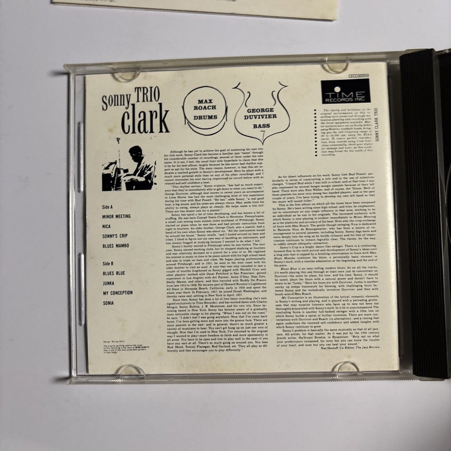 Sonny Clark Trio – Sonny Clark Trio (CD, 1990) cecc00059 Japan