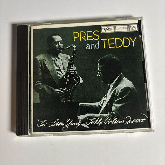 The Lester Young-Teddy Wilson Quartet – Pres And Teddy (CD 1990) pocj-1824 Japan