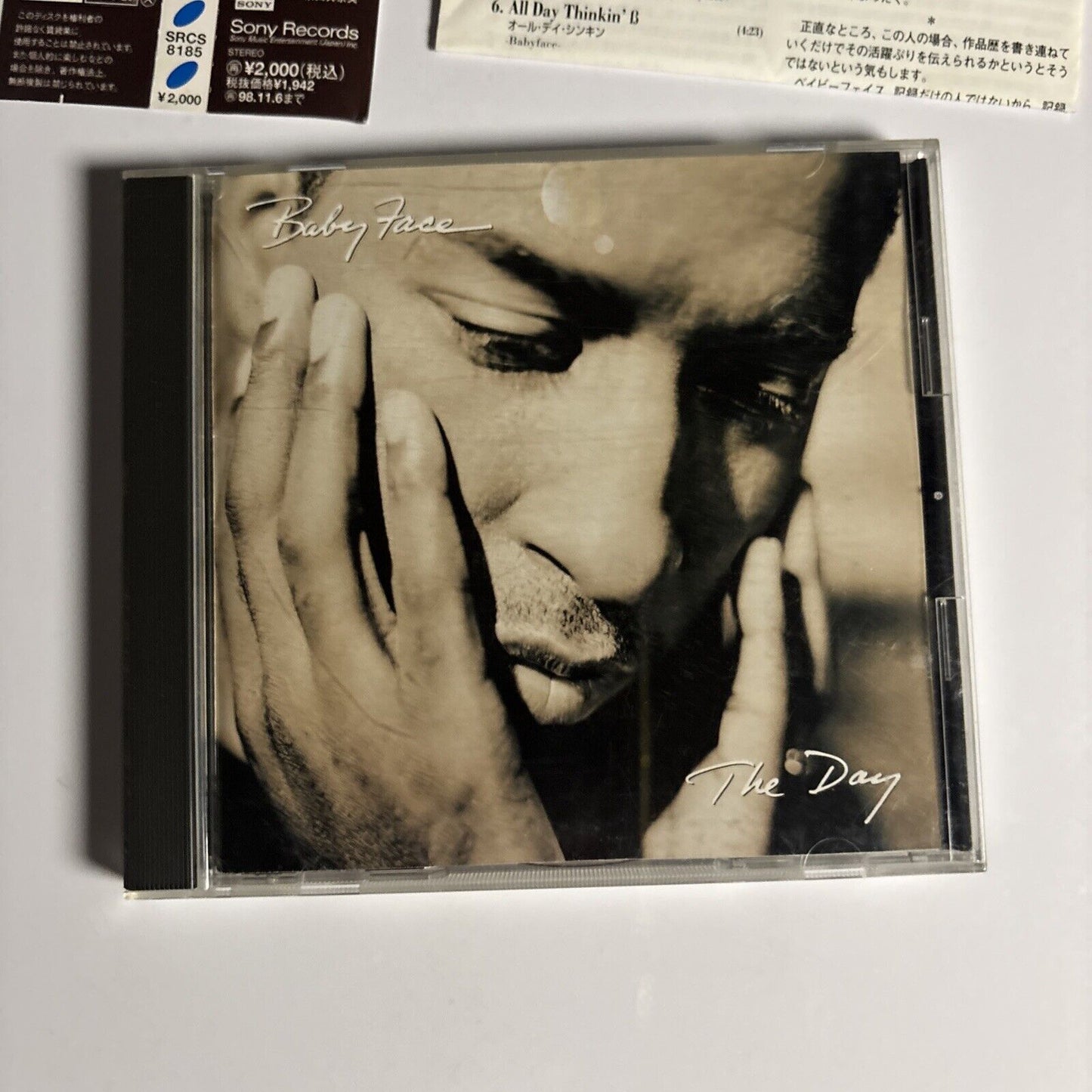 Babyface – The Day (CD, 1996) srcs-8185 Japan obi