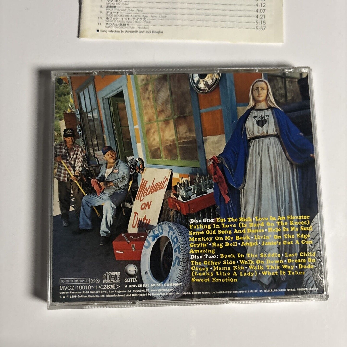 Aerosmith – A Little South Of Sanity (CD, 1998, 2-Disc) mvcz-10010~1 Japan