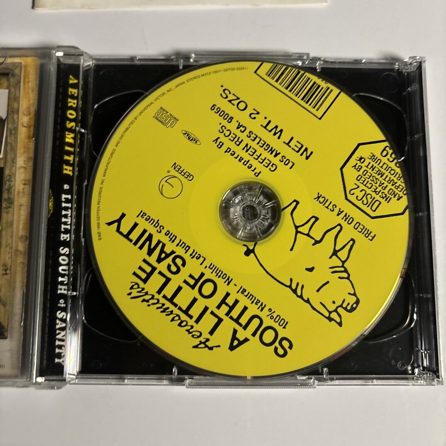 Aerosmith – A Little South Of Sanity (CD, 1998, 2-Disc) mvcz-10010~1 Japan