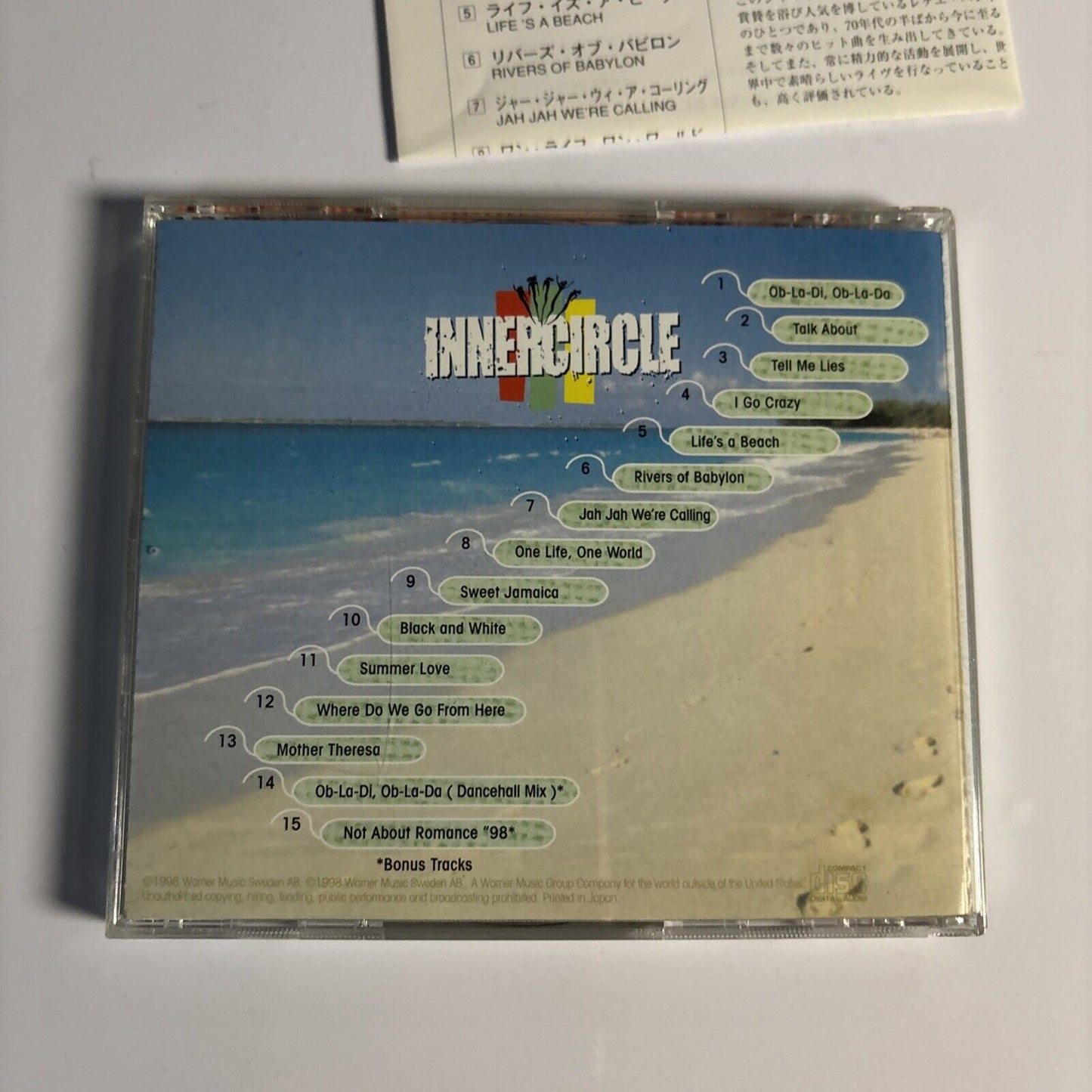 Inner Circle – Jamaika Me Crazy (CD, 1998) amce-2770 Japan Bonus Track