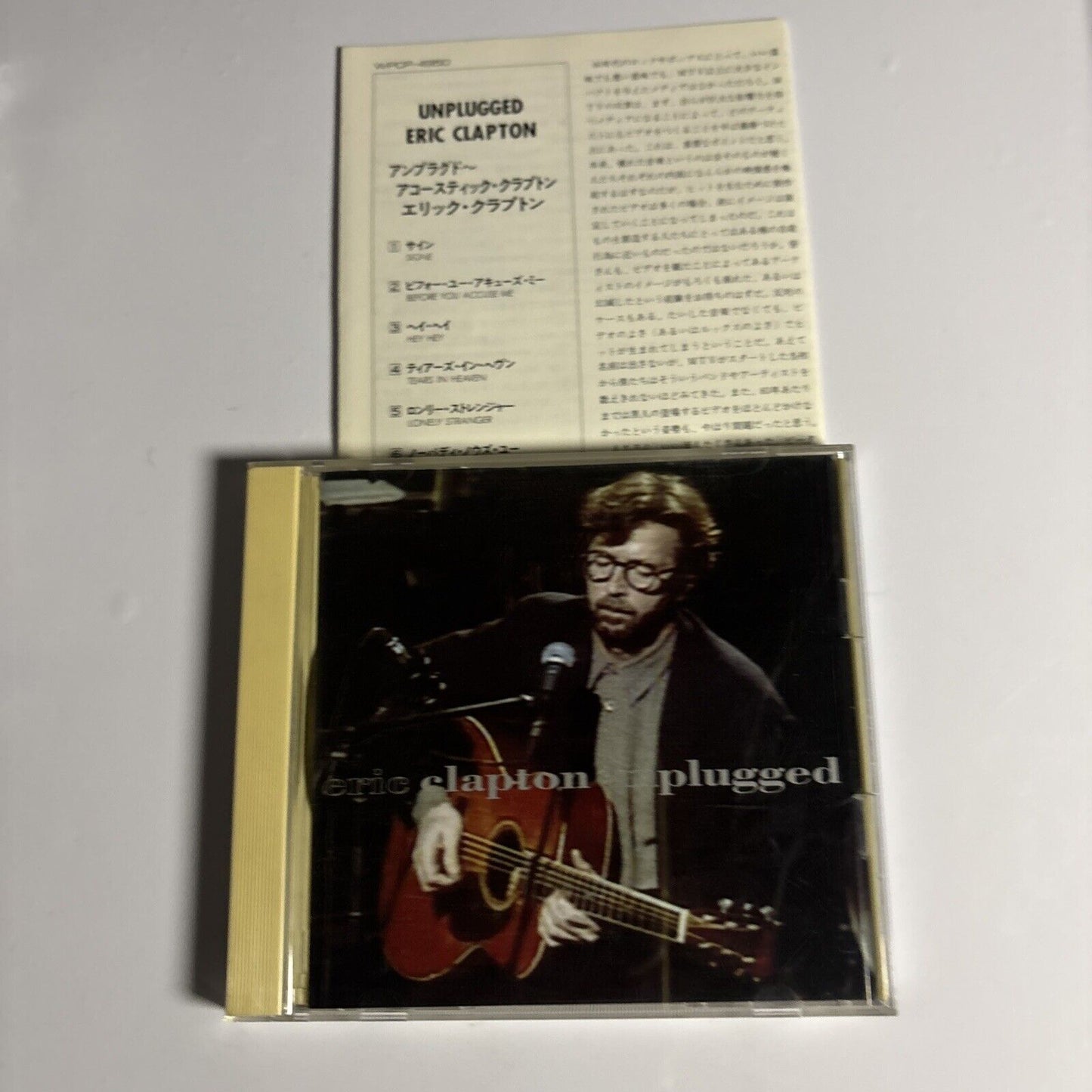 Eric Clapton – Unplugged (CD, 1992) wpcp-4950  Japan