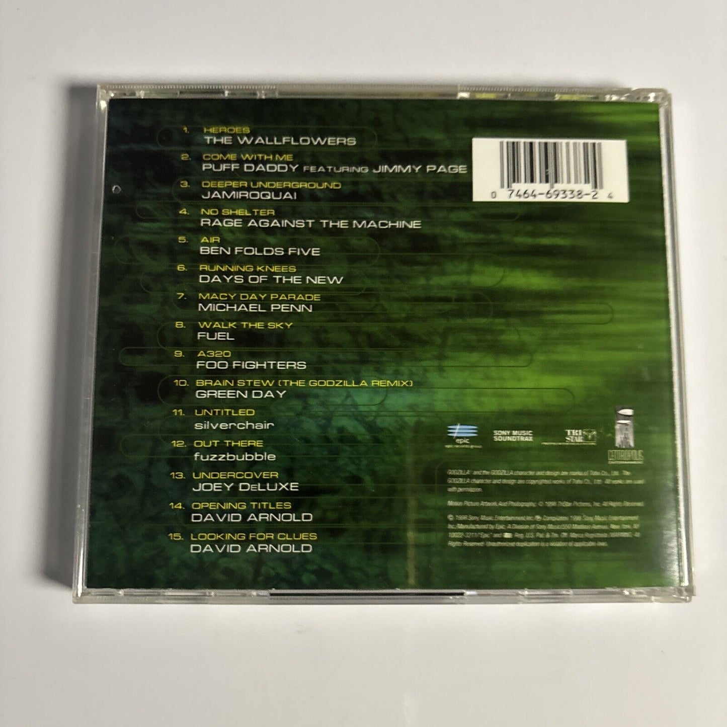 Godzilla (The Album) - Motion Picture Soundtrack (CD, 1998) EK 69338