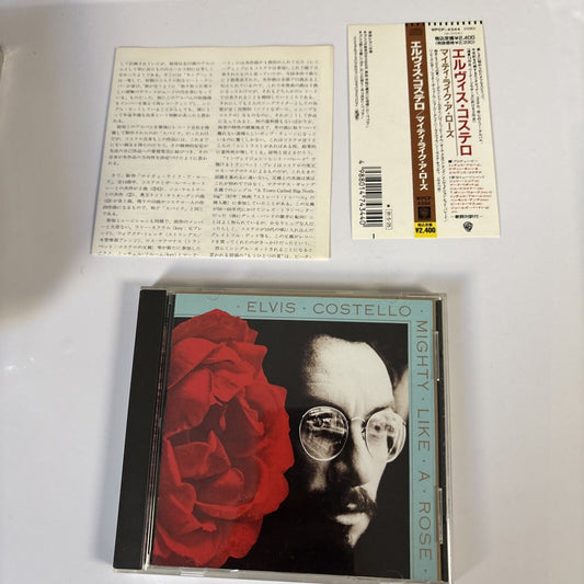 Elvis Costello – Mighty Like A Rose (CD, 1991) wpcp-4344 Japan obi