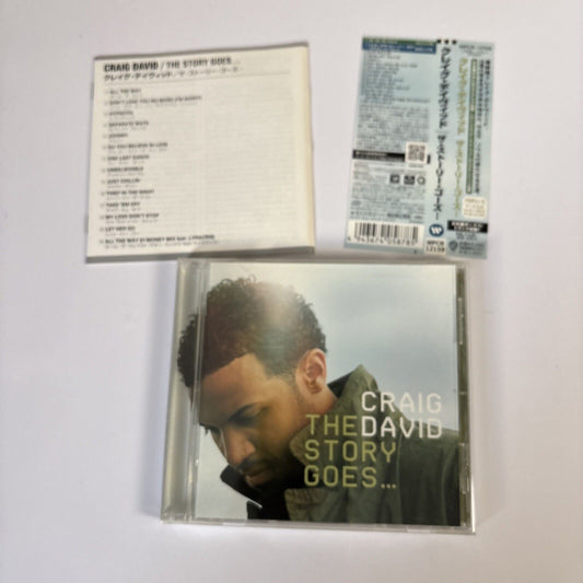 Craig David – The Story Goes... (CD, 2005) wpcr-12159 Japan Bonus Track, obi