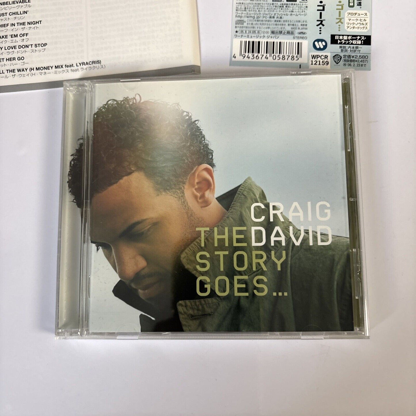 Craig David – The Story Goes... (CD, 2005) wpcr-12159 Japan Bonus Track, obi
