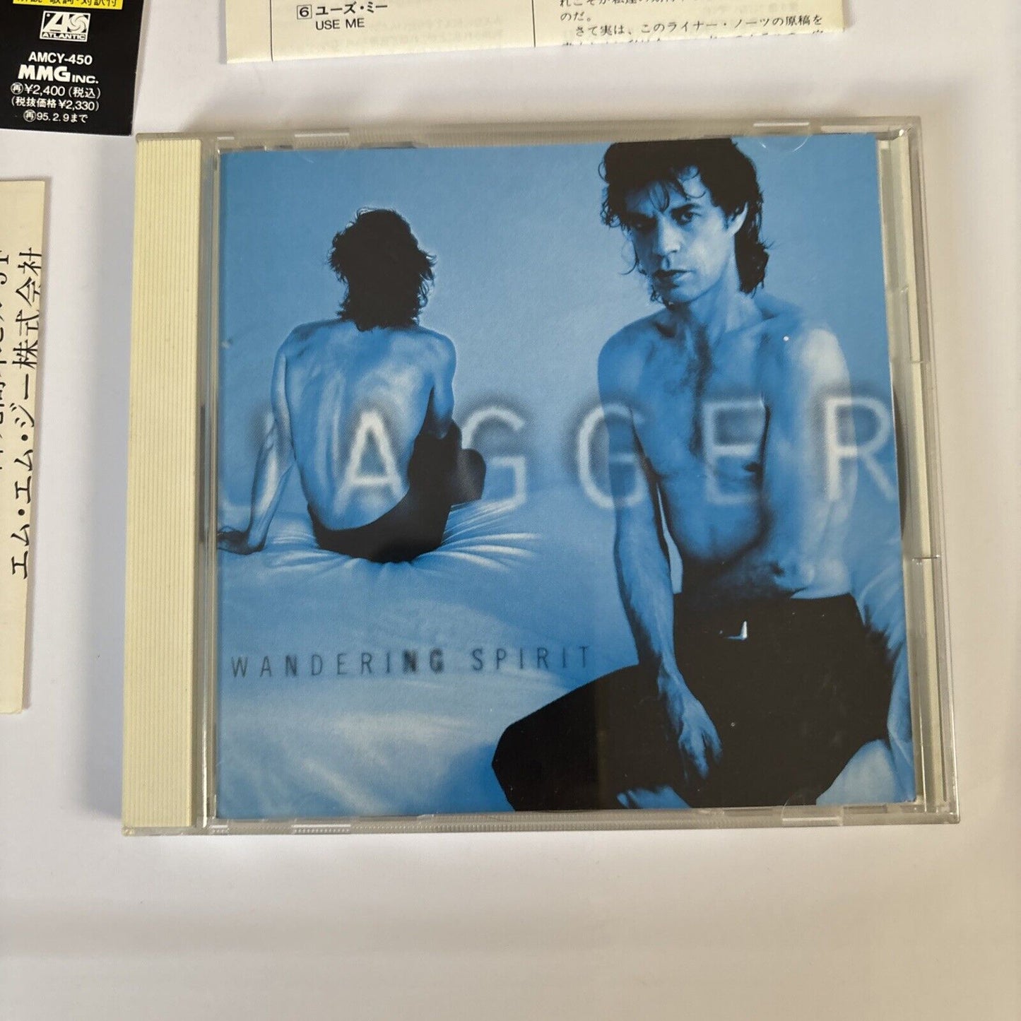Mick Jagger – Wandering Spirit (CD, 1993) amcy-450 Japan obi