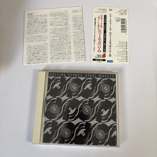 Rolling Stones – Steel Wheels (CD, 1989) 25dp-5566 Japan obi