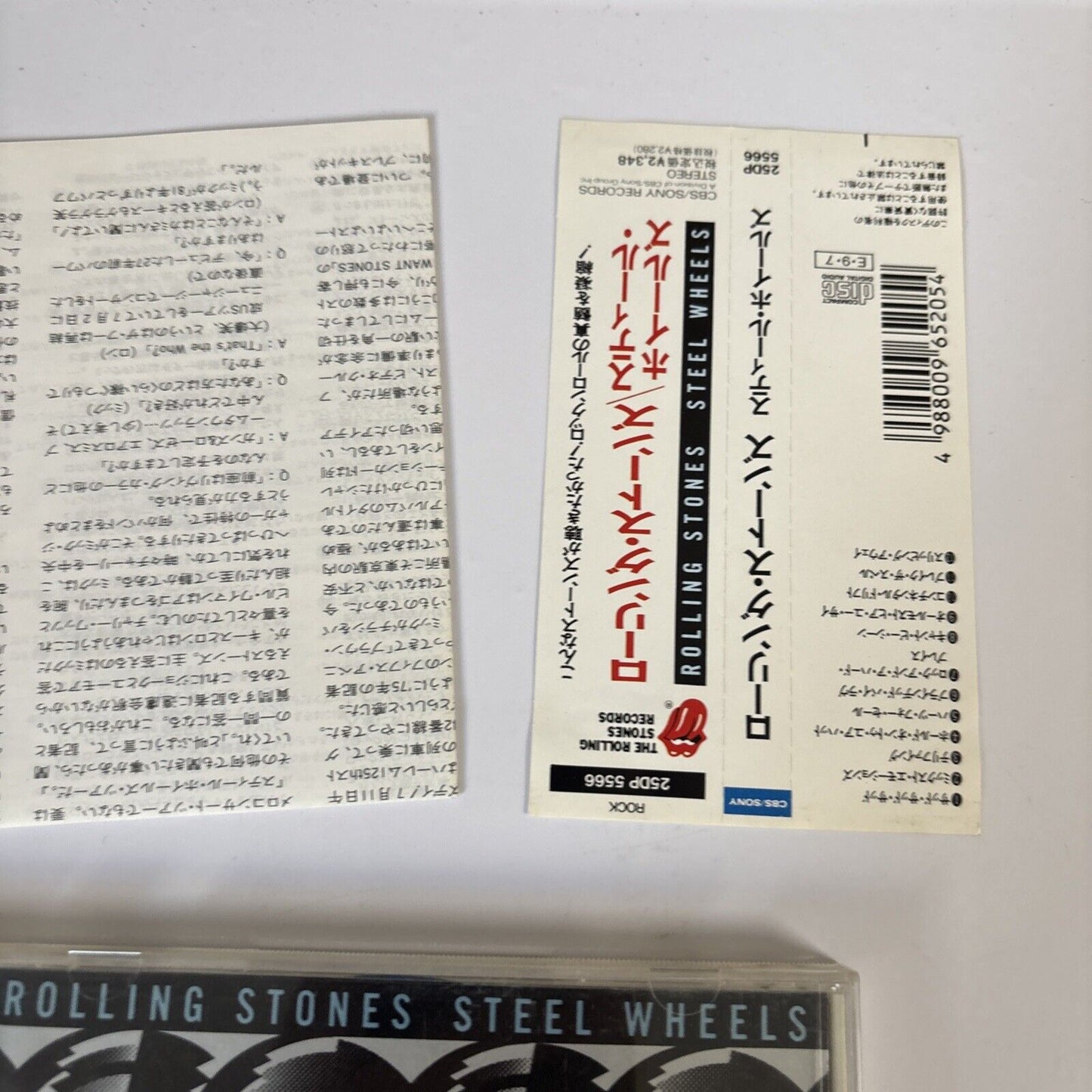Rolling Stones – Steel Wheels (CD, 1989) 25dp-5566 Japan obi