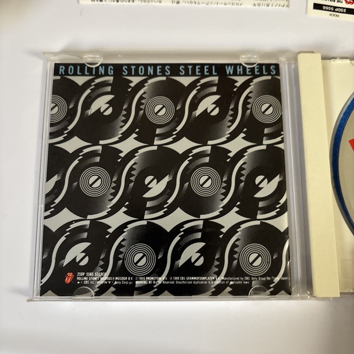 Rolling Stones – Steel Wheels (CD, 1989) 25dp-5566 Japan obi