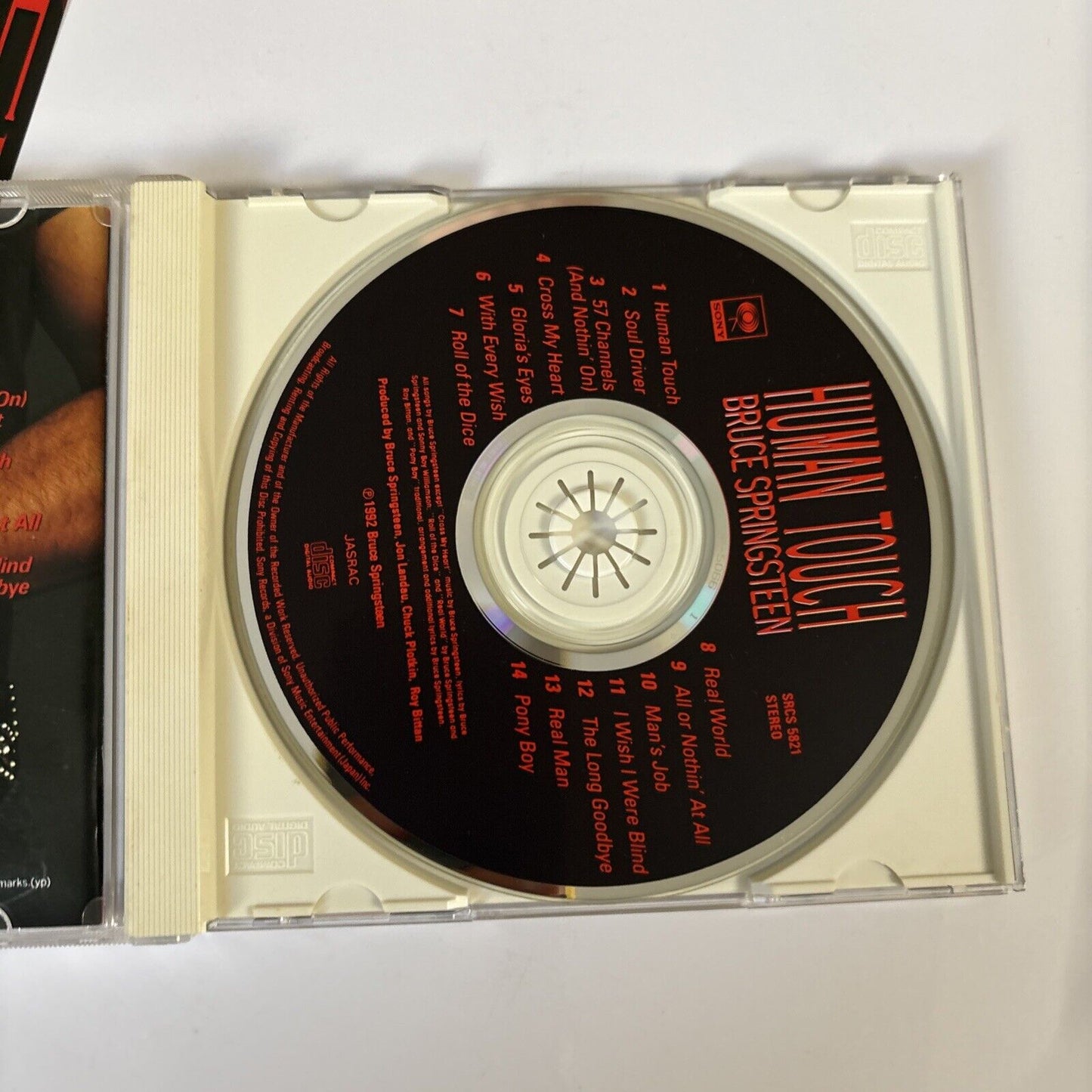 Bruce Springsteen – Human Touch (CD, 1992) srcs-5821 Japan obi