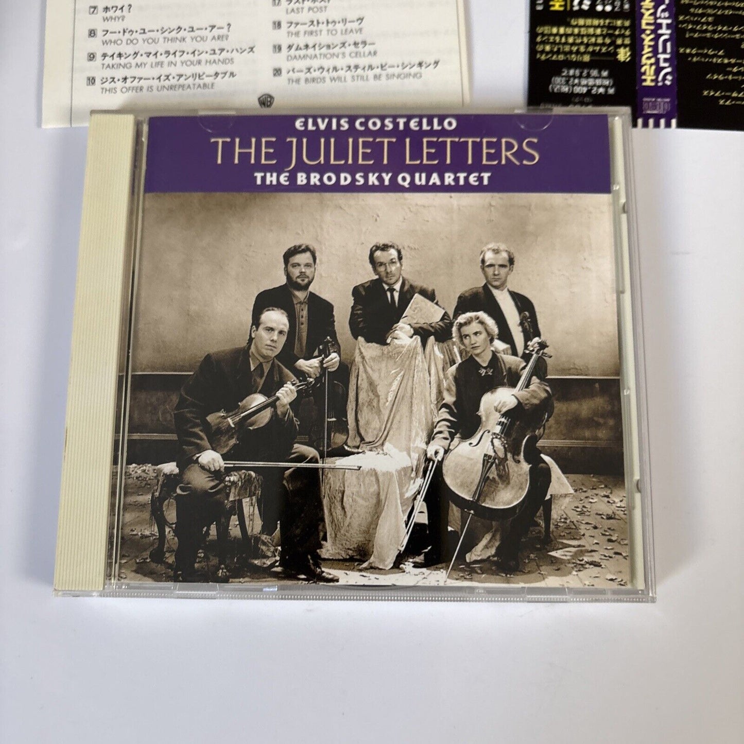 Elvis Costello And The Brodsky Quartet – The Juliet Letters (CD, 1993) Japan obi