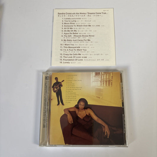 Sandra Cross With Alan Weekes – Dreams Come True... (CD, 1998) picp-1157 Japan