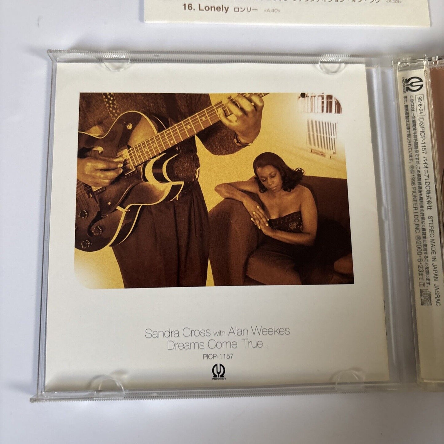 Sandra Cross With Alan Weekes – Dreams Come True... (CD, 1998) picp-1157 Japan