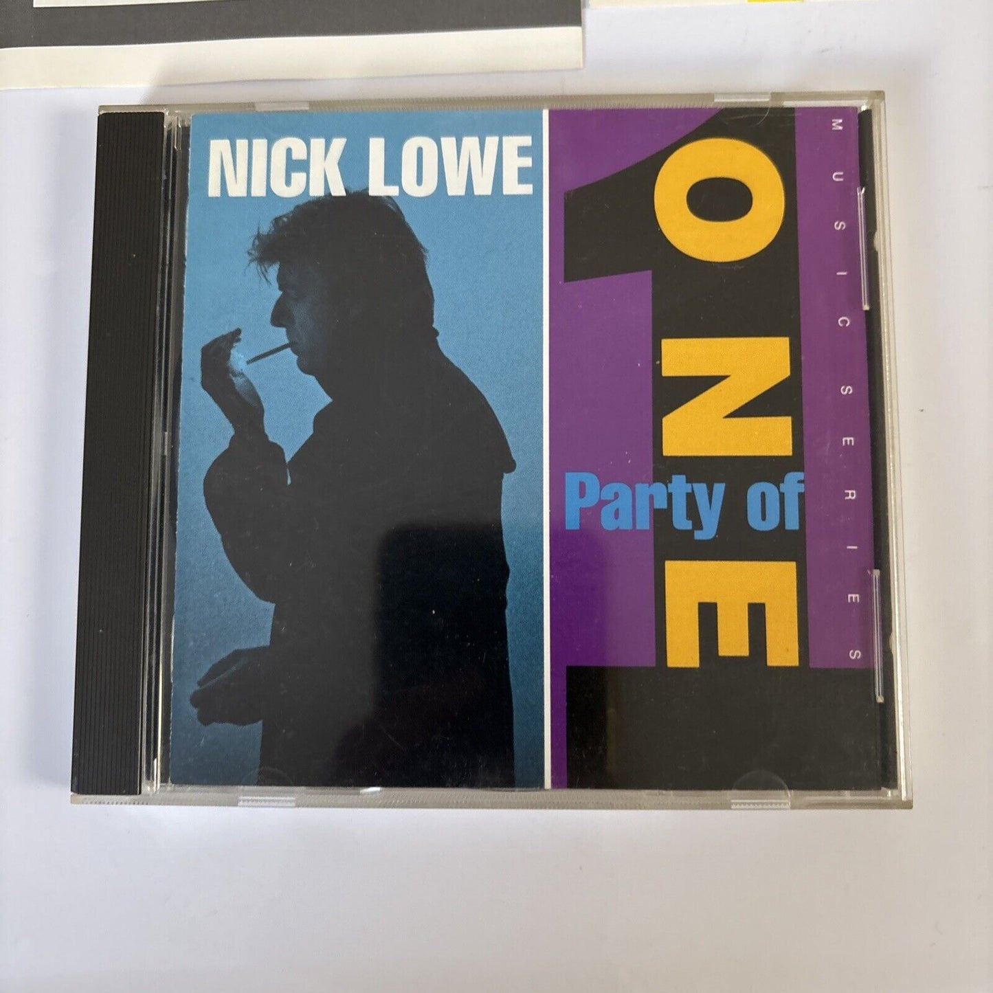 Nick Lowe – Party Of One (CD, 1990) wpcp-3432 Japan obi