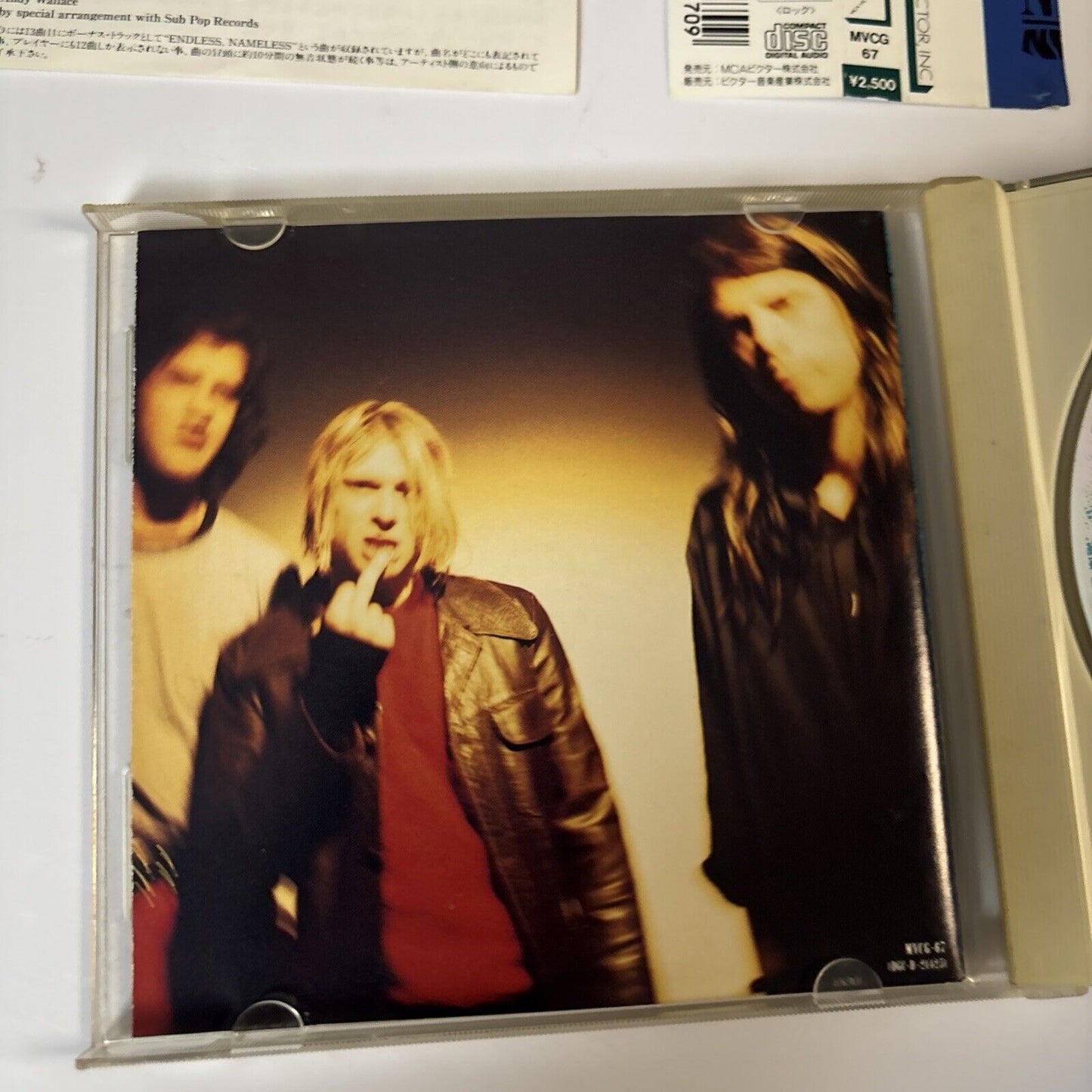 Nirvana – Nevermind (CD, 1991) mvcg-67 Japan obi