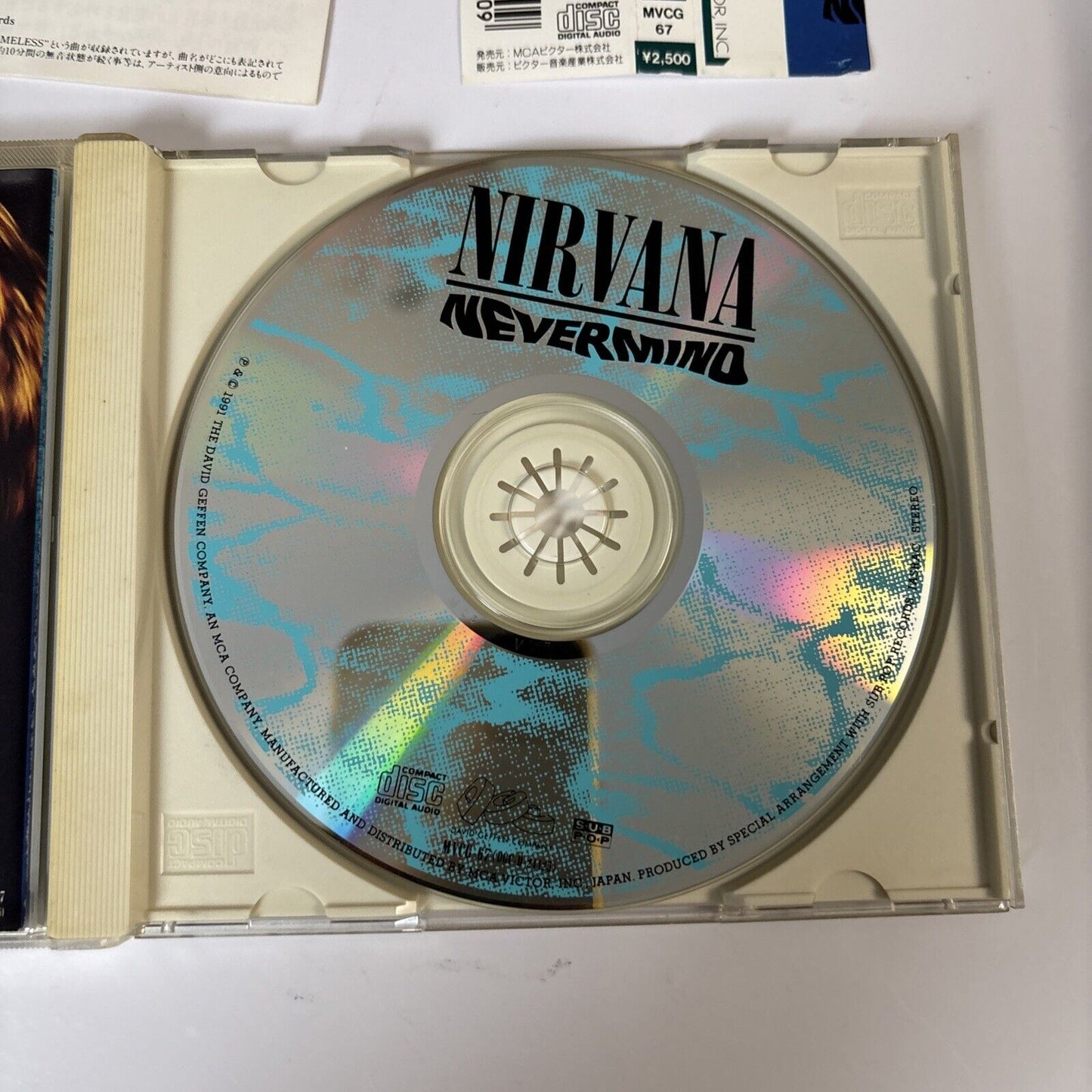 Nirvana – Nevermind (CD, 1991) mvcg-67 Japan obi
