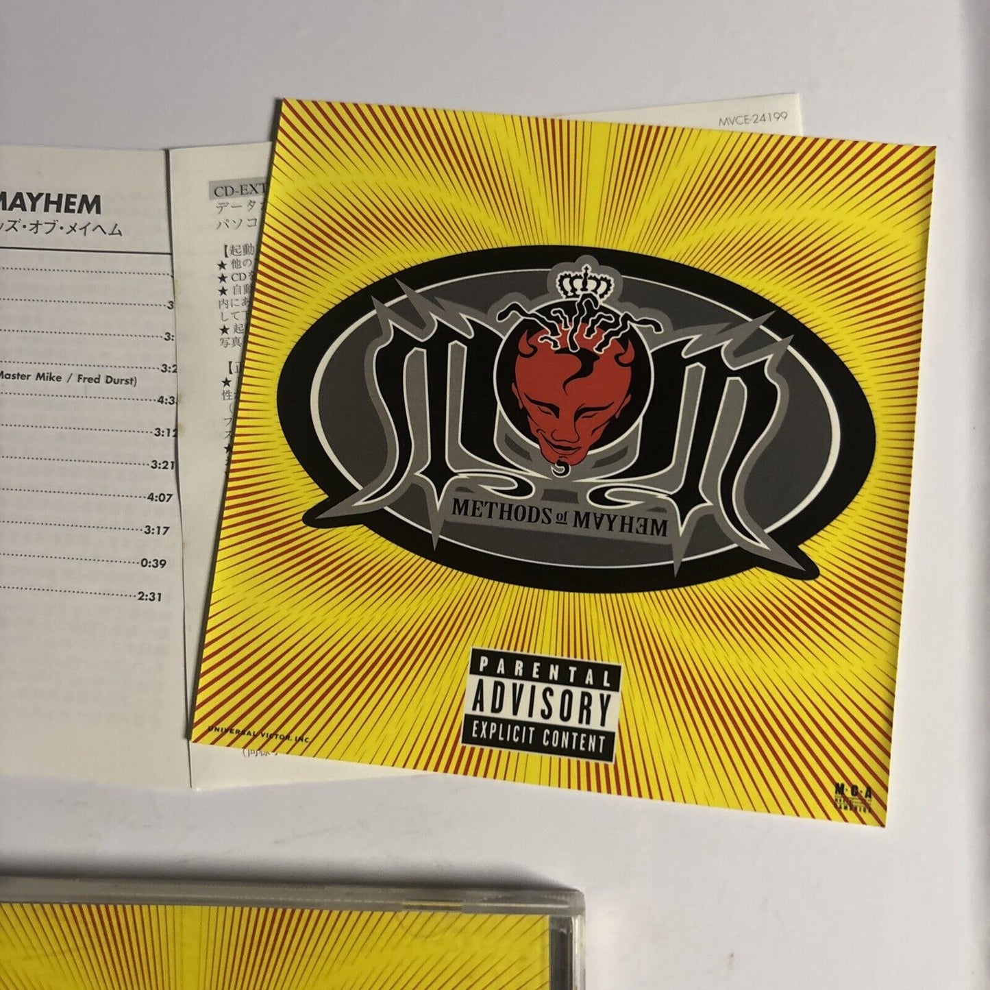 Methods Of Mayhem – Methods Of Mayhem (CD, 1999) mvce-24199 Japan Sticker