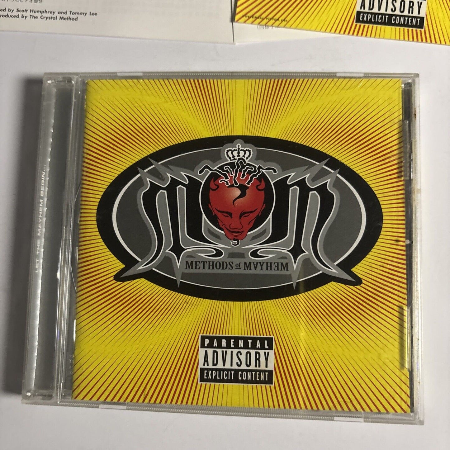 Methods Of Mayhem – Methods Of Mayhem (CD, 1999) mvce-24199 Japan Sticker