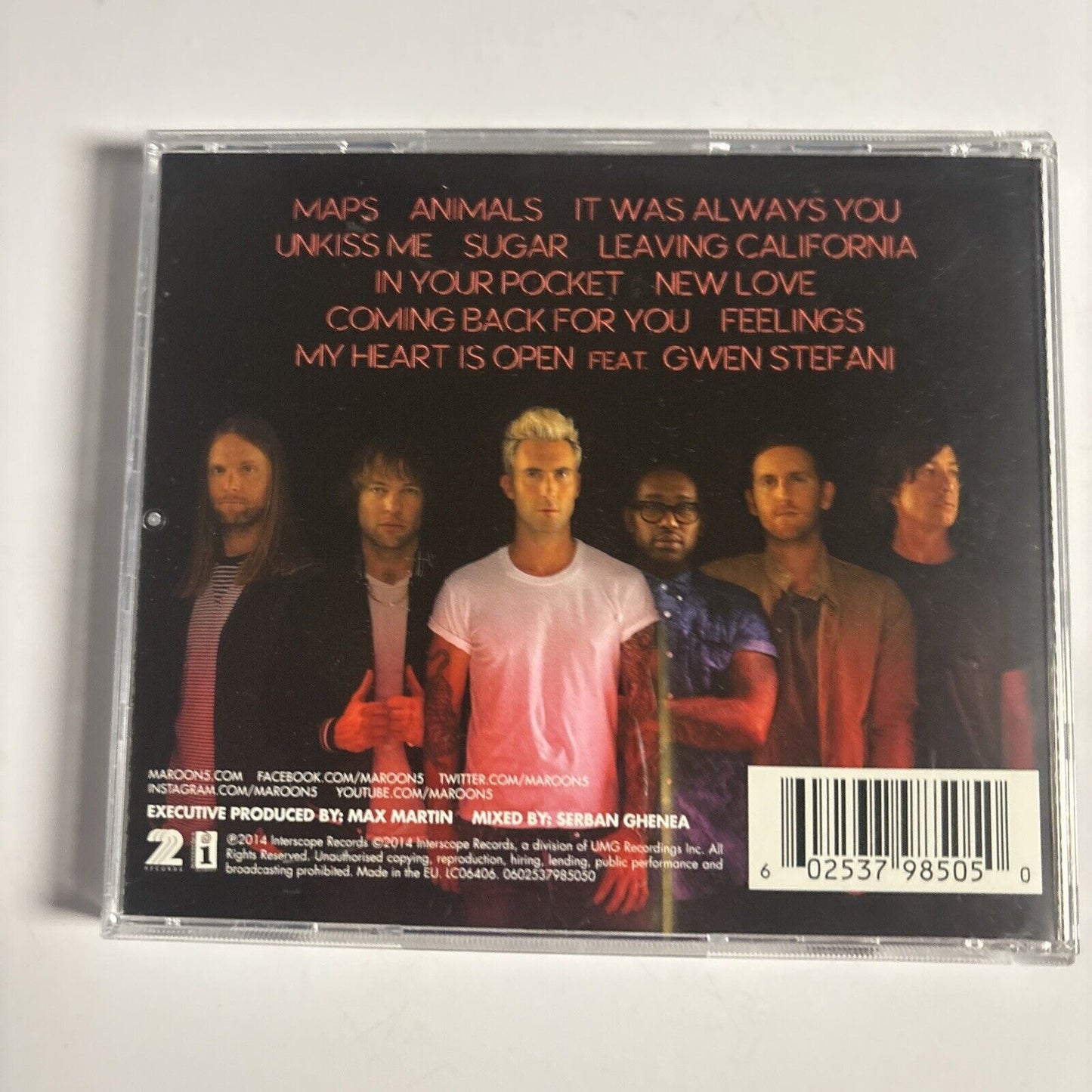 Maroon 5 – V (CD, 2014)