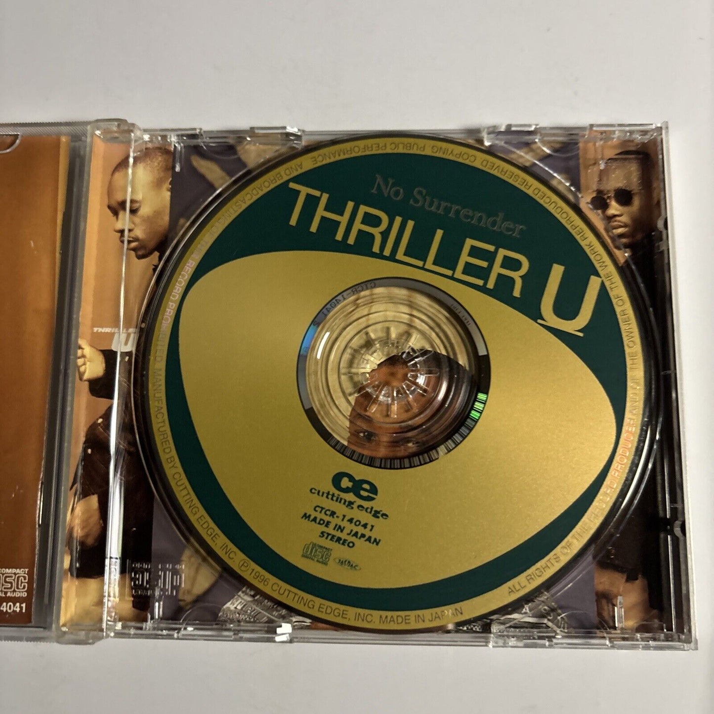 Thriller U – No Surrender (CD, 1996) ctcr-14041 Japan