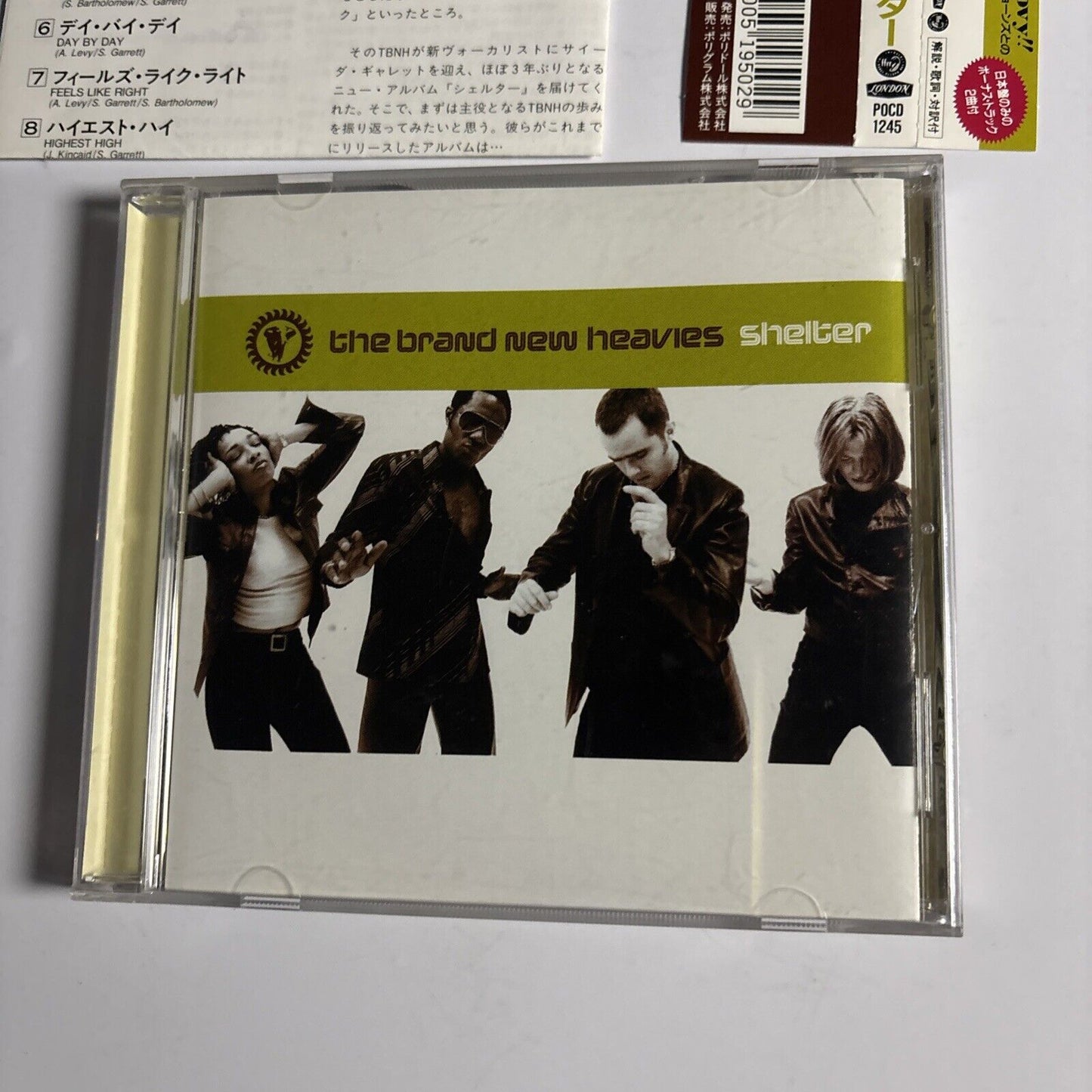The Brand New Heavies – Shelter (CD, 1997) pocd-1245 Japan obi