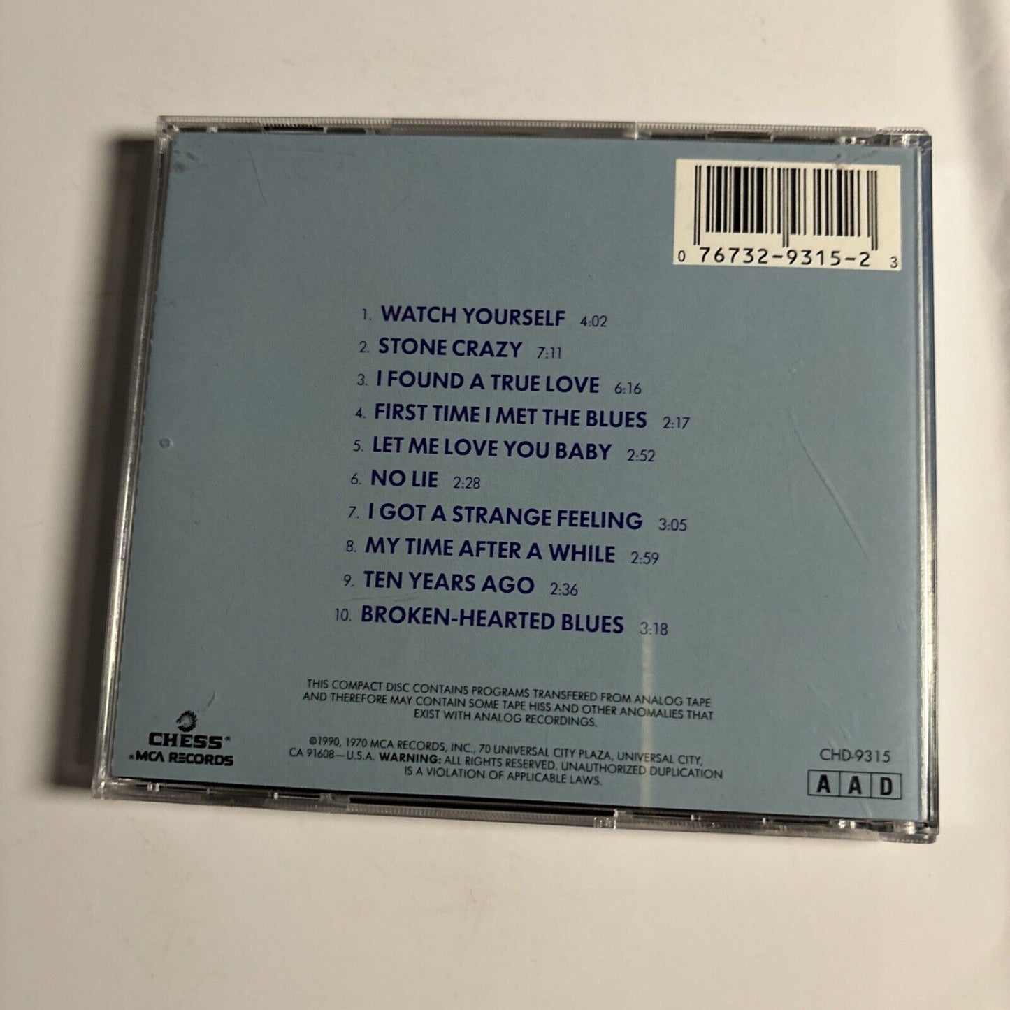 Buddy Guy – I Was Walking Through The Woods (CD, 1970) CHD-9315