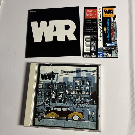 War – The World Is A Ghetto (CD, 1995) bvcp-7411 Japan obi