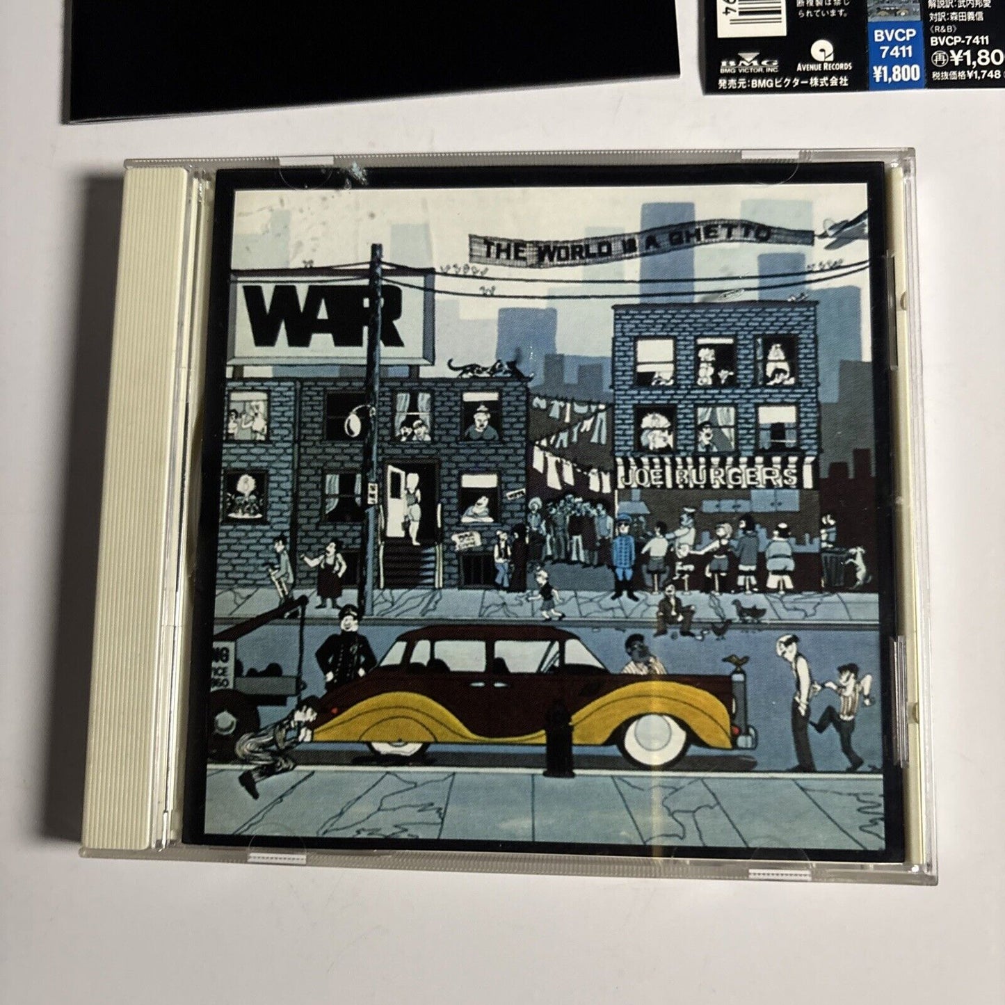 War – The World Is A Ghetto (CD, 1995) bvcp-7411 Japan obi