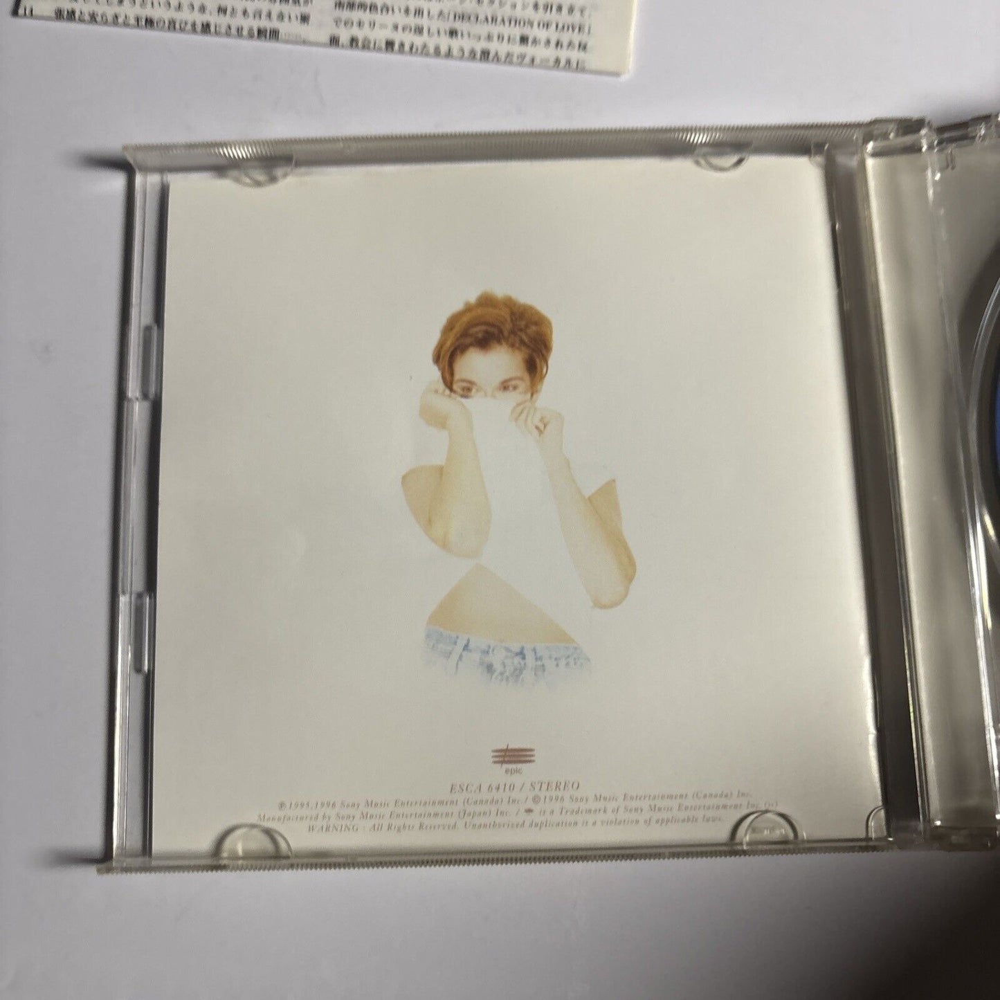 Celine Dion – Falling Into You (CD, 1996) esca-6410 Japan