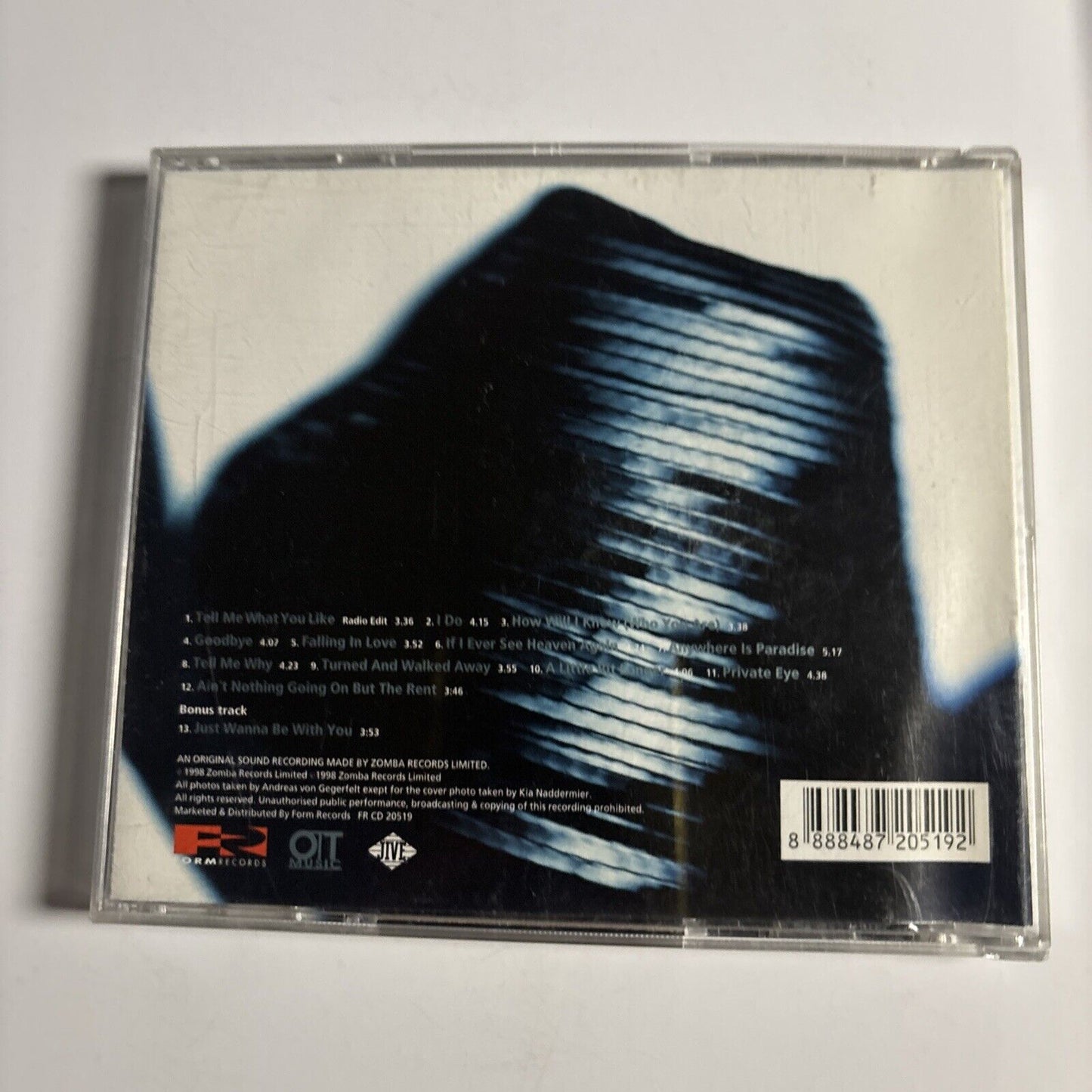 Jessica Folcker – Jessica (CD, 1998) FR CD 20519