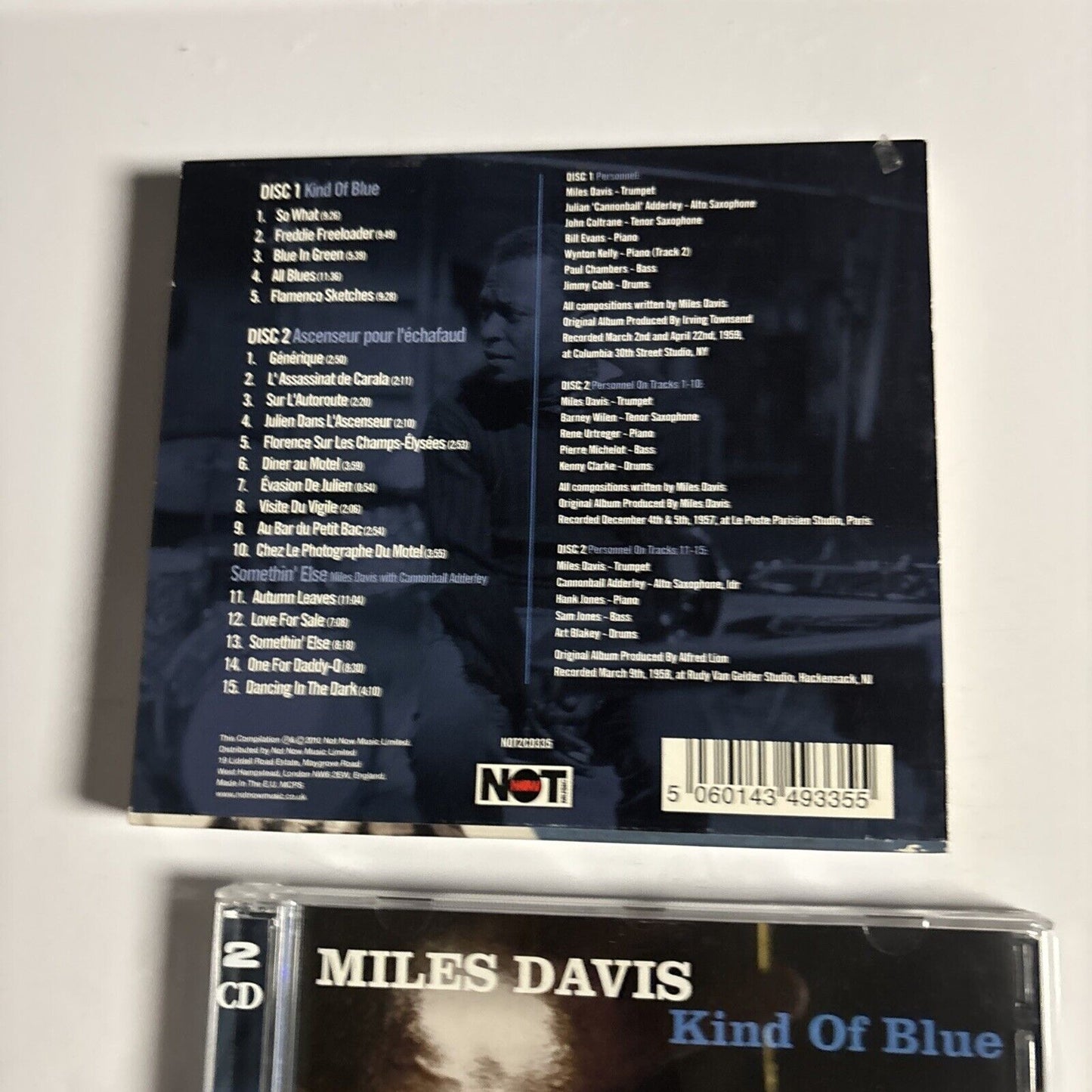 Miles Davis – Kind Of Blue (CD, 2010, 2-Disc) NOT2CD335