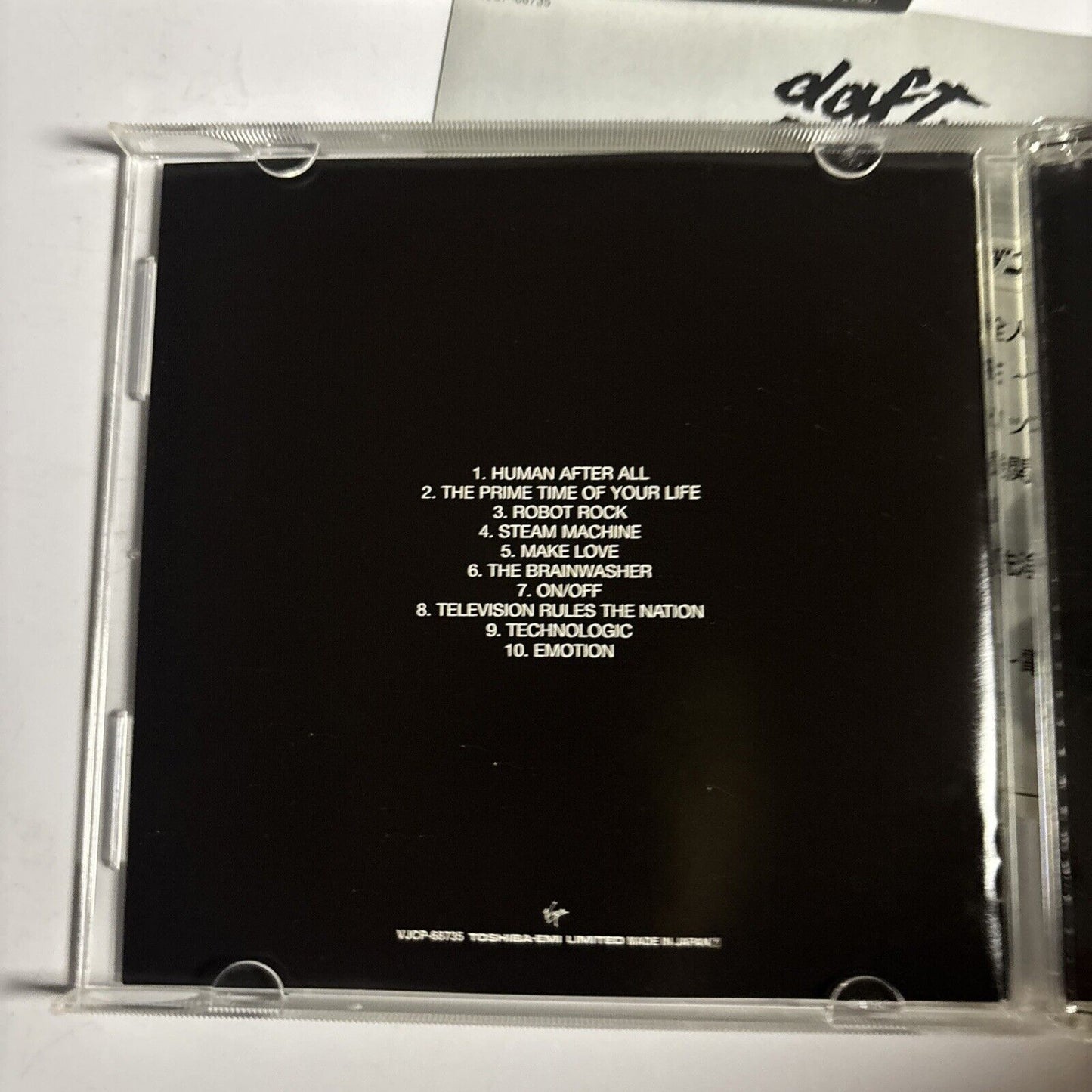 Daft Punk – Human After All (CD, 2005) vjcp-68735 Japan Slipcase