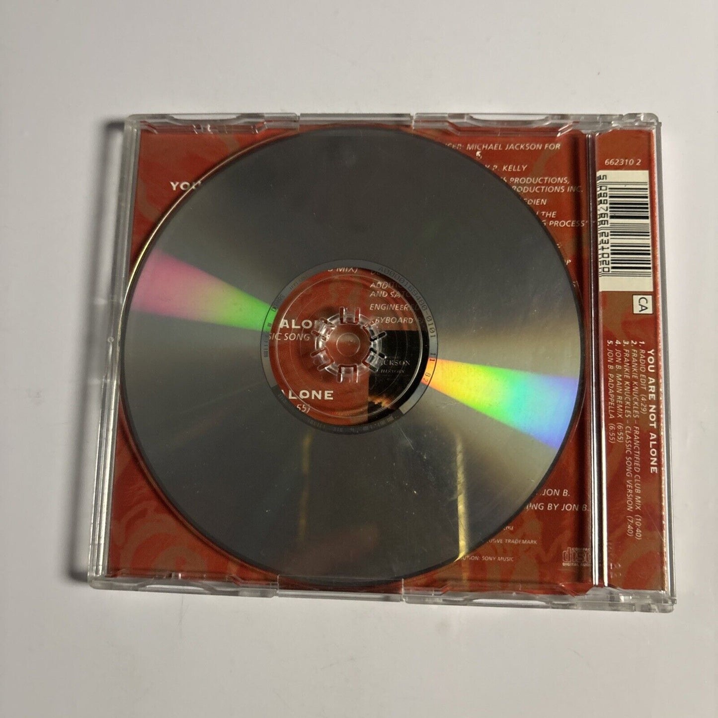 Michael Jackson – You Are Not Alone (CD, 1995) 662310 2