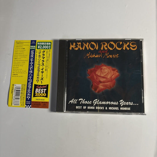 Hanoi Rocks & Michael Monroe All Those Glamorous Years Best Of CD 1998 Japan obi