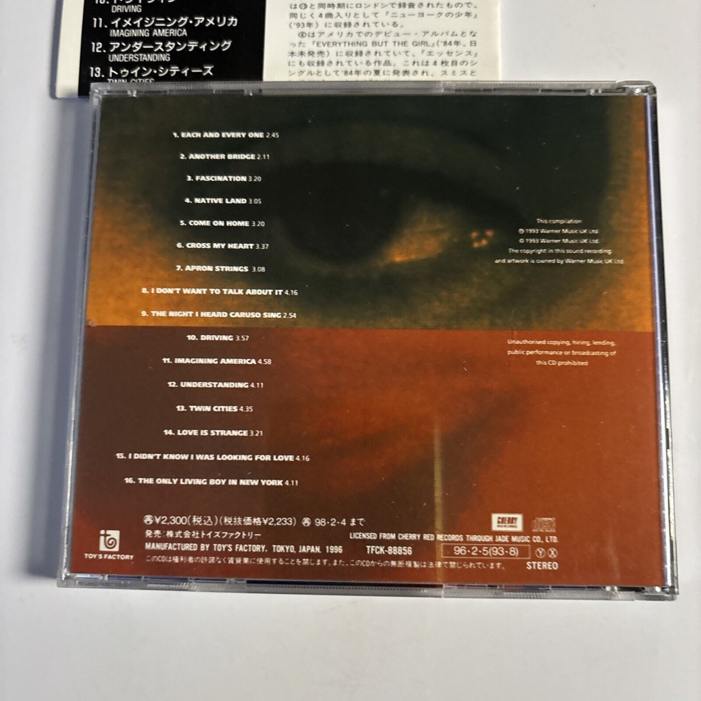 Home Movies: The Best Of Everything But The Girl (CD, 1996) tfck-88856 Japan