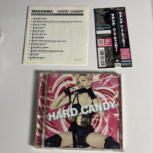 Madonna – Hard Candy (CD, 2008) wpcr-12880 Japan Bonus Track, obi