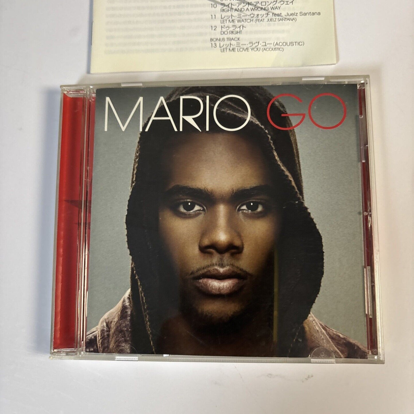 Mario – Go (CD, 2007) BVCP-24106 Japan Bonus Track