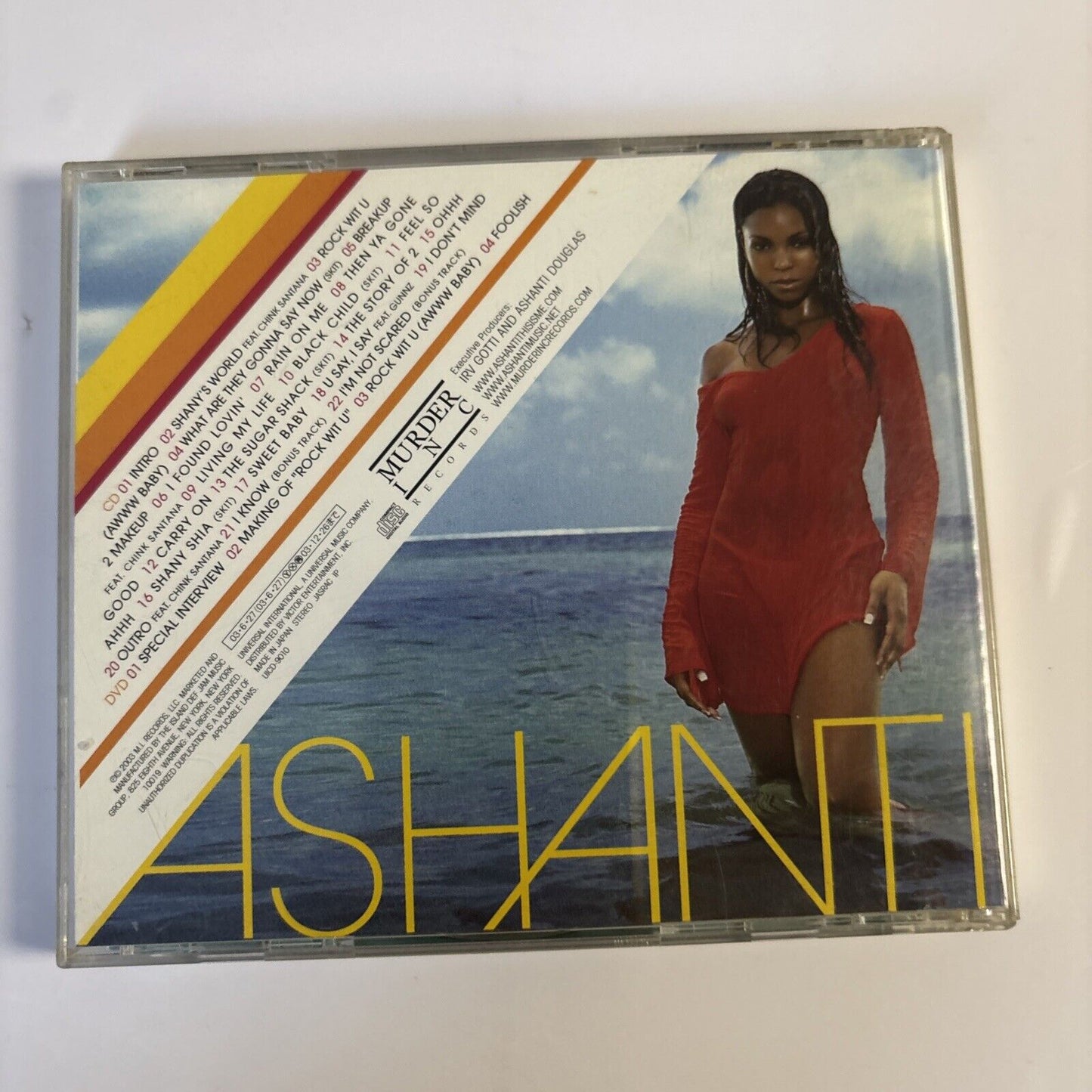 Ashanti – Chapter II (CD + DVD, 2003) uicd-9010 Japan