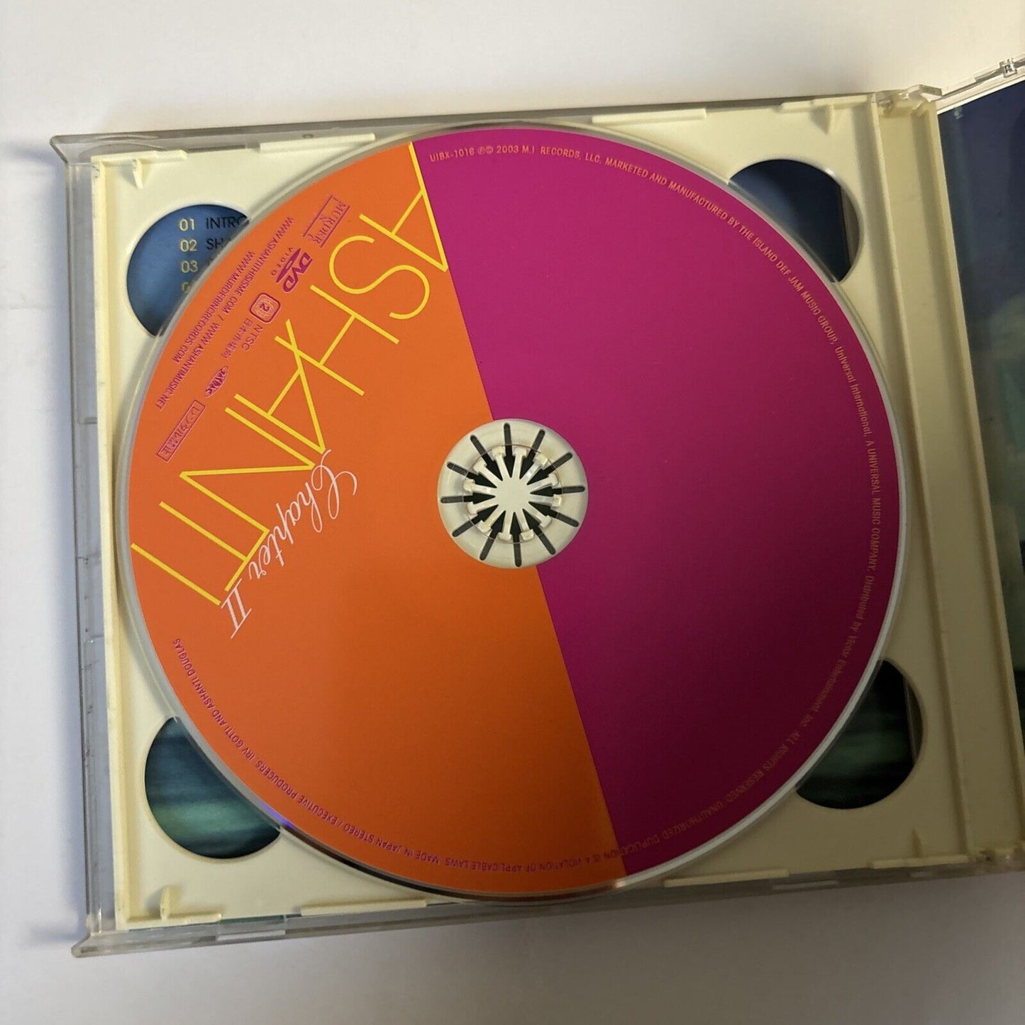 Ashanti – Chapter II (CD + DVD, 2003) uicd-9010 Japan