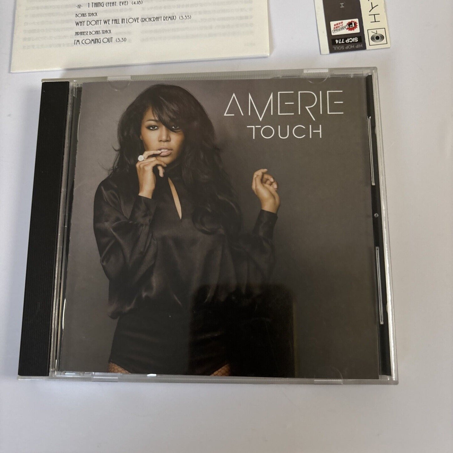 Amerie – Touch (CD, 2005) sicp-774 Japan Bonus Track, obi