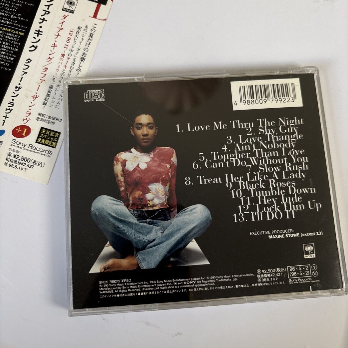 Diana King – Tougher Than Love +1 (CD, 1996) srcs-7992 Japan obi