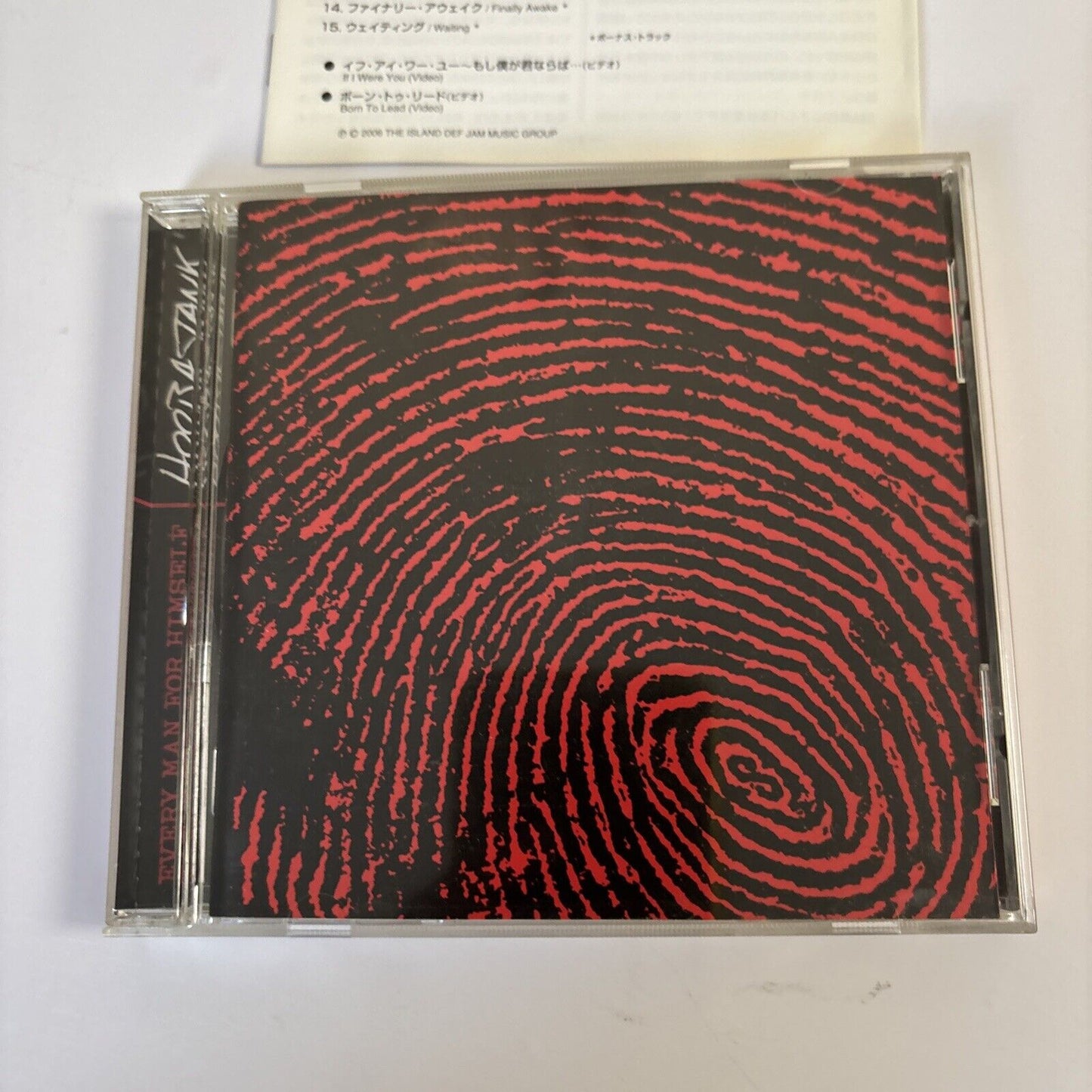 Hoobastank – Every Man For Himself (CD, 2006) uicl-1055 Japan