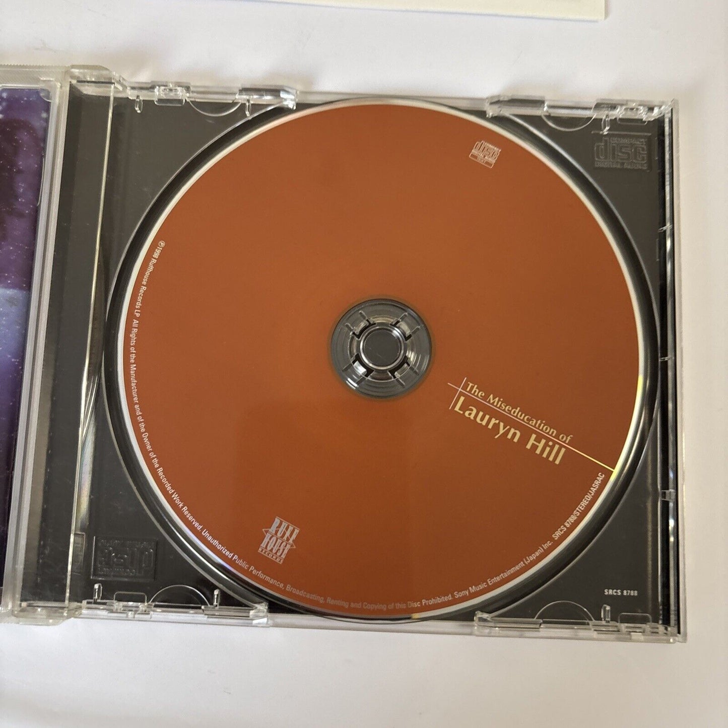 Lauryn Hill – The Miseducation Of Lauryn Hill (CD, 1998) srcs-8788  Japan